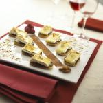 Canadian Brie With Pear and Chocolate Wine Sauce Breakfast