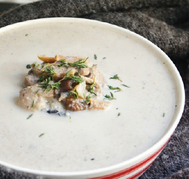 Romanian Mixed Mushroom Soup