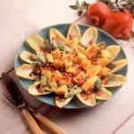 American Salad of Granada and Papaya with Dressing of Ginger Appetizer