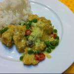 Chicken Curry with Peas and Carrots recipe