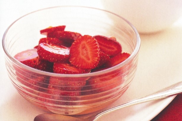 American Orangeinfused Strawberries With Passionfruit Ricotta Recipe Dessert