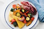 American Roast Vegetable And Polenta Salad Recipe Appetizer