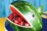 American Watermelon Whale Recipe Appetizer