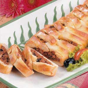 American Taco Braid Appetizer