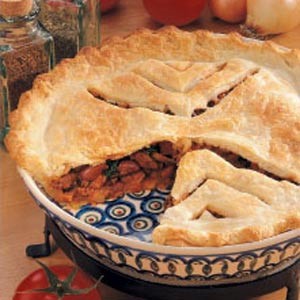 American Taco Chili Pie Appetizer