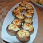 French Crab Stuffed Mushrooms Recipe Appetizer