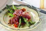 American Asparagus With Tomato Dressing And Crisp Prosciutto Recipe Appetizer