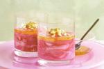 American Mixed Berry Fool With Almond Biscotti and Honey Recipe Dessert