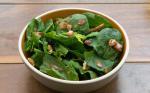 British Spinach Salad with Warm Bacon Vinaigrette Recipe Appetizer