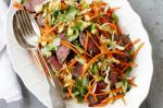 American Pepperchilli Beef Grill With Carrot Salad Recipe Appetizer