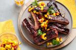 American Smoky Pork Ribs With Mango Salsa Recipe Appetizer