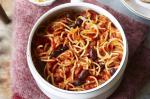American Spaghetti Amatriciana Recipe Appetizer