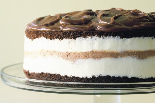 American Triplelayer Chocolate Cake Recipe Dessert