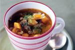 American Lamb Shank And Fennel Soup Recipe Appetizer