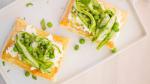 American Shaved Asparagus and Goat Cheese Tarts Dessert