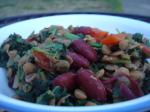 Australian Kidney Bean and Spinach Curry Dinner