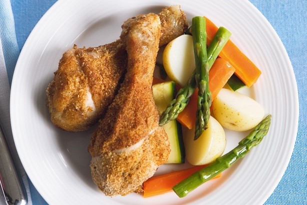 British Spicy Baked Drumsticks Recipe Appetizer