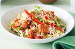 British Satay Pork and Crispy Noodle Salad Recipe Dinner
