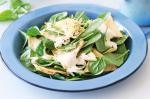 British Spinach Salad With Saffron and Yoghurt Dressing Recipe Appetizer