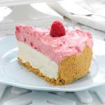 British White Chocolateraspberry Mousse Cheesecake Dessert