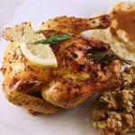 American Cockerel with Garlic and Rosemary Appetizer