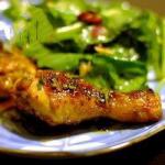 American Grilled Chicken with the Orange Appetizer