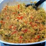American Pilaf of Millet and Quinoa in the Oven Appetizer