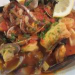 Italian Soup of Fish and Seafood to the Italian Dinner