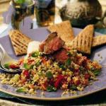 American Lamstabbouleh with Fresh Herbs Appetizer