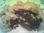 American White Chocolate Truffle and Chocolate Fudge Layer Cake Dessert