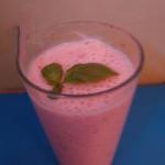 American Strawberry Milk Shake with Butter Milk Appetizer
