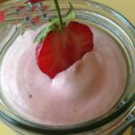 American Strawberryyoghurt Mousse Dessert