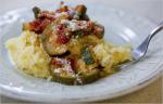 Australian Polenta With Zucchini and Tomatoes Recipe Appetizer