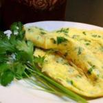 French Eggs with Parsley Breakfast