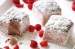 Australian Frozen Lamingtons With Raspberries Recipe Dessert