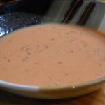 Tomato Soup W Sweet Peanut Butter Sauce recipe