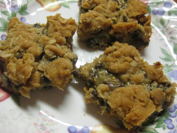 French Sour Cream Raisin Bars 4 Dessert