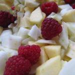 Australian Salad of Fennel Apples and Raspberries Appetizer