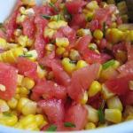 Arabic Tomato Salad and Corn Appetizer
