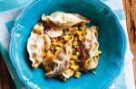 Pork Dumplings With Corn And Ginger Stirfry Recipe recipe