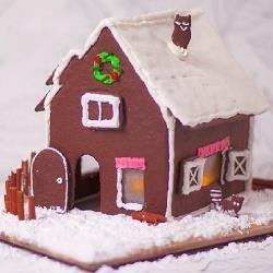 American House of Gingerbread Baking Dessert