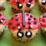 Ladybug Cupcakes childrens Birthday recipe