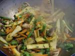 Crisp Noodle and Vegetable Stirfry recipe