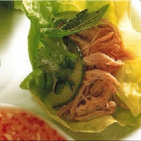 Taiwanese Pork And Lettuce Parcels Appetizer