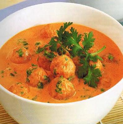 Indian Fish Ball Curry Soup