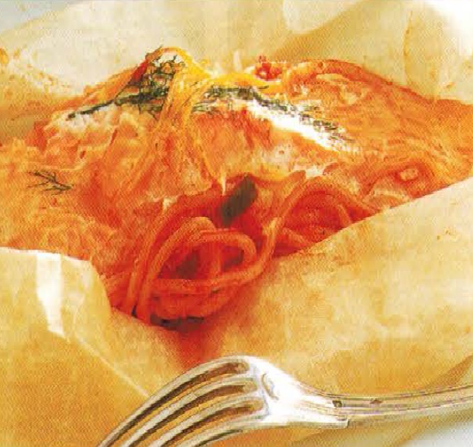 Australian Seafood Spaghetti Paper Parcels Dinner
