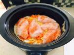 American Colorful Crock Pot Chicken And Rice En Dinner