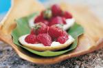 American Coconut Cream Tartlets With Glazed Strawberries Recipe Dessert
