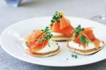 American Mini Pikelets With Smoked Salmon And Creme Fraiche Recipe Drink