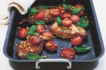 American Roast Pork Steaks With Tomatoes And Pine Nuts Recipe Appetizer